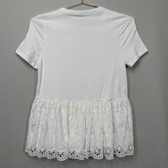 Kate Spade Broome Street White Tee, Size XS - Picture 2 of 4